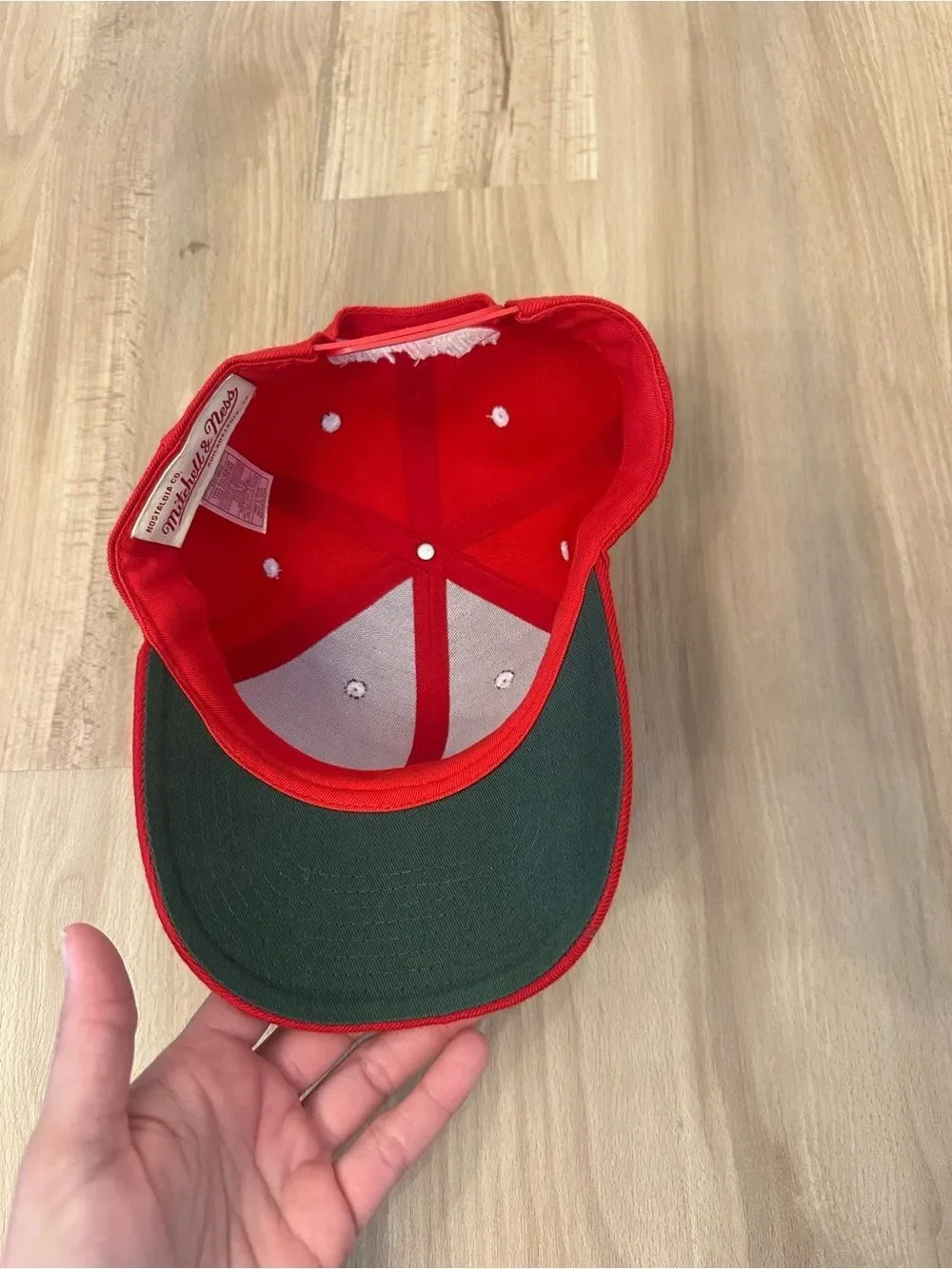 Mitchell & Ness Red Chicago Bulls Kids Hat